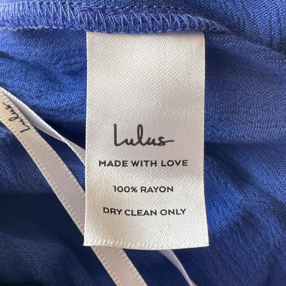 Lulus Lolinda Convertible Royal Blue Jumpsuit 0970 - Picture 7 of 7